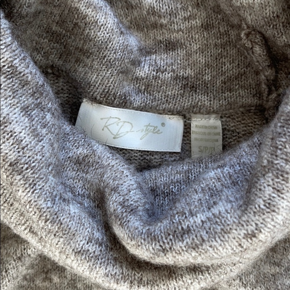 Cowl neck tunic sweater - Picture 4 of 4